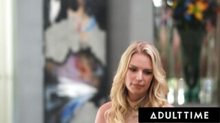 ADULT TIME - Rachael Cavalli-t a fullos tini bébiszitter ujjazza, majd nem tud ellenállni a szaftos leszbi 69-nek!
