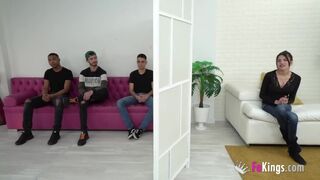 FaKings bemutatja: Macarena Lewis dögös vakrandija egy vad hármasban amatőr módra